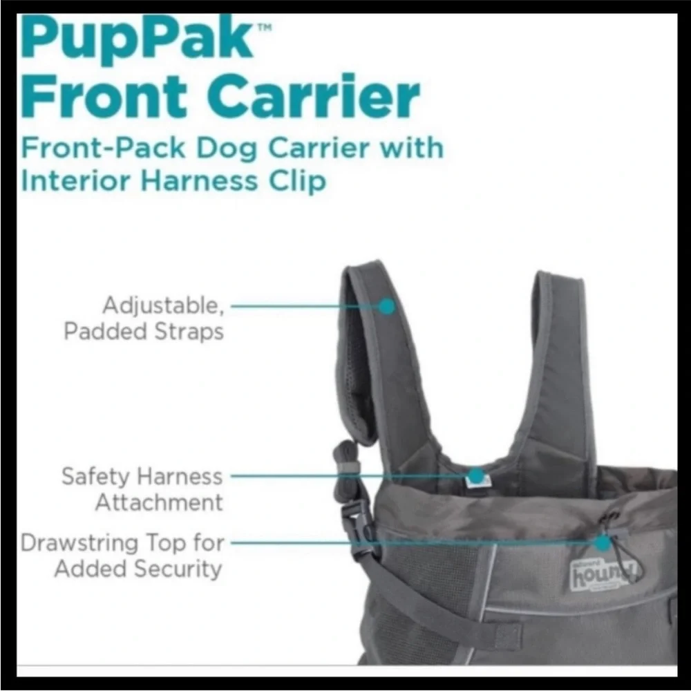 Outward hound Front Carrier for Dogs, Color Gray, Small